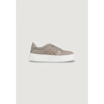 Armani Exchange Sneakers with plateauzool and logo with stras – White (XW002788AF23057)