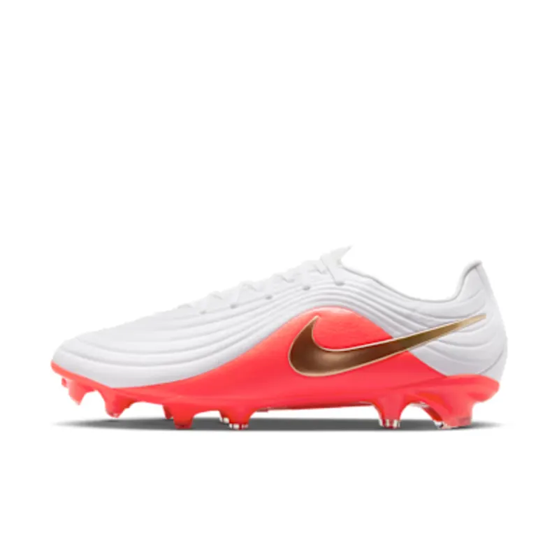 Nike Tiempo Maestro Academy Soft-Ground Low-Top “White / Bright Crimson / Blur” (IB1600-101)