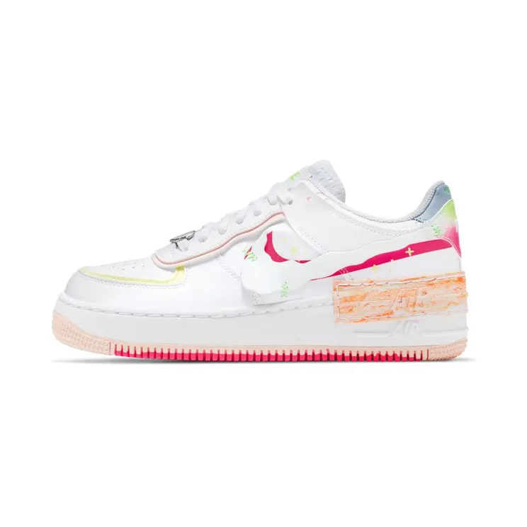 Nike Air Force 1 Low Shadow White Pink Orange (W) (DV1364-111)
