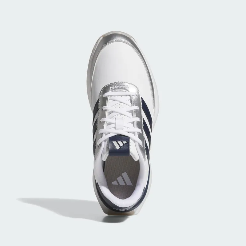 adidas S2G 25 Leather Spikeless Golf Cloud White Night Indigo Grey Two (JR6952)
