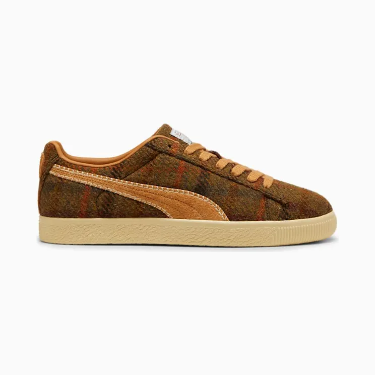 Puma Clyde Harris Tweed Chamomile Caramel Latte (398512-02)