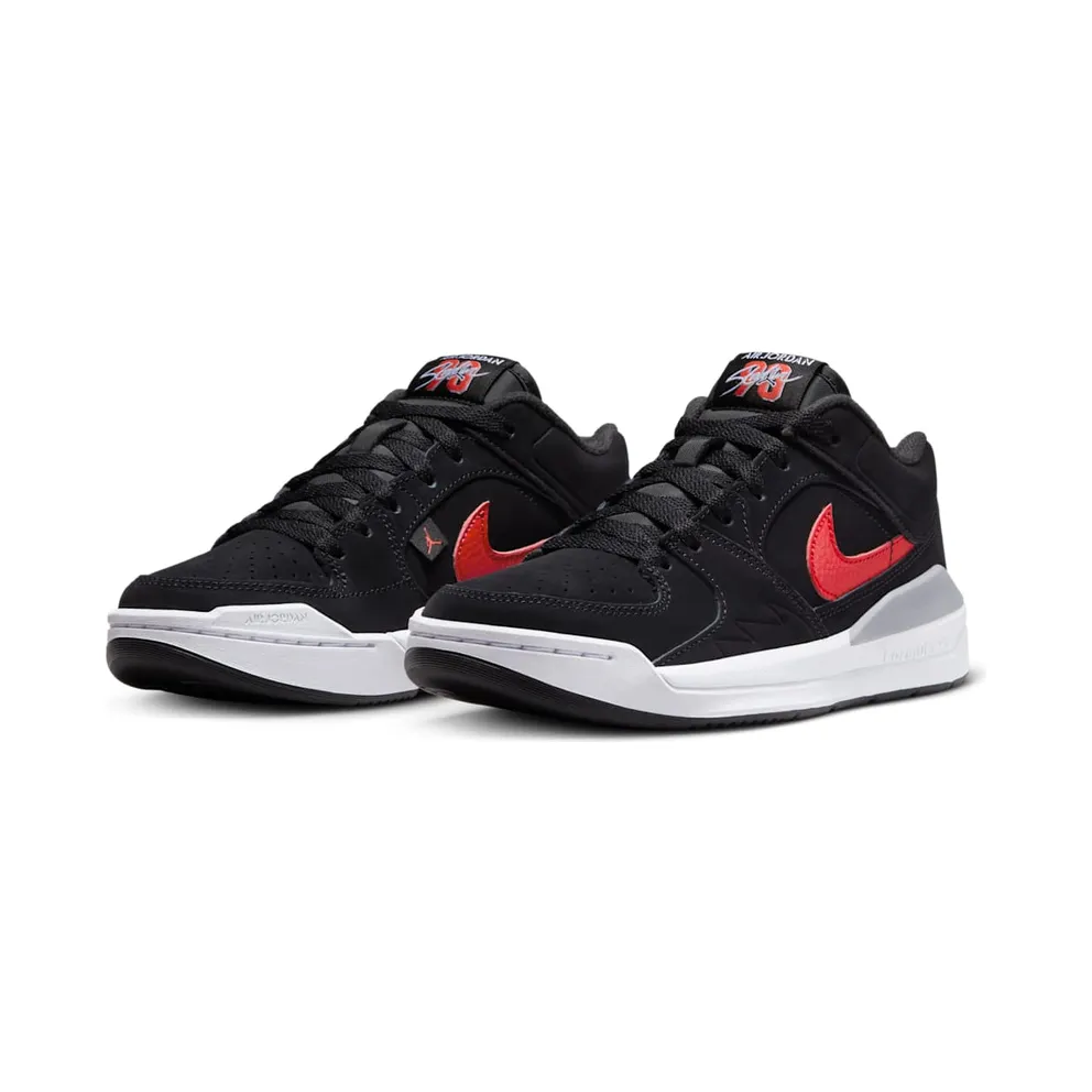 Jordan Stadium 90 Black White Cement Grey Fire Red (FZ4185-010)