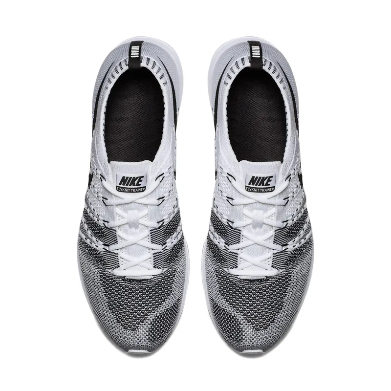 Nike Flyknit Trainer White Black (2017) (AH8396-100)