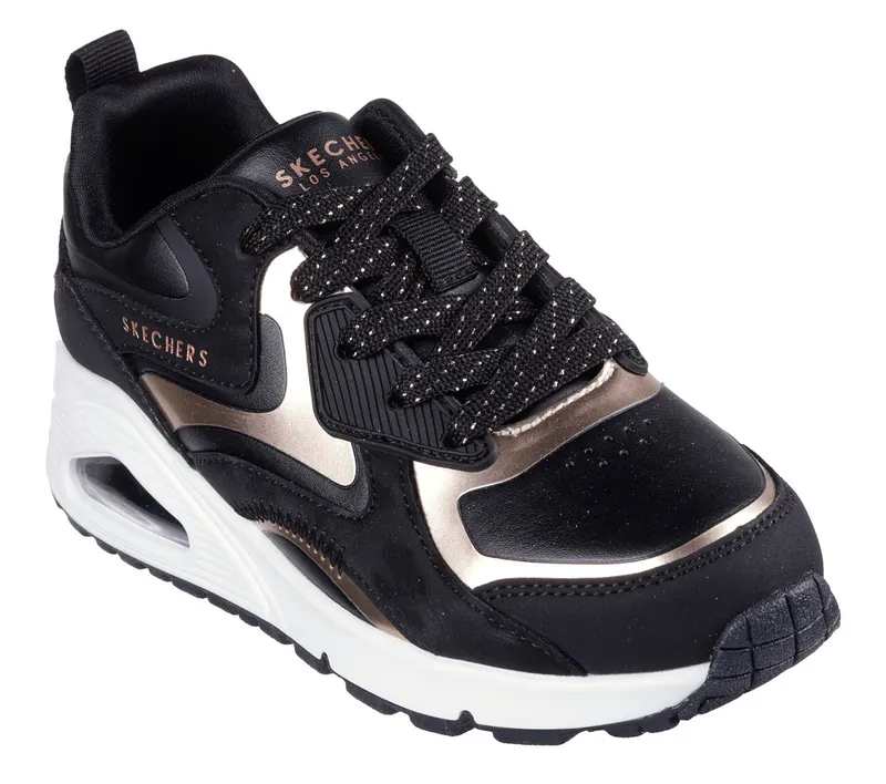 Skechers UNO Gen1 – Color Surge Sneaker Black/Roos Gold