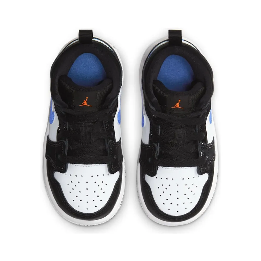 Jordan 1 Mid Black Racer Blue White (TD) Black/Racer Blue-White (640735-084)