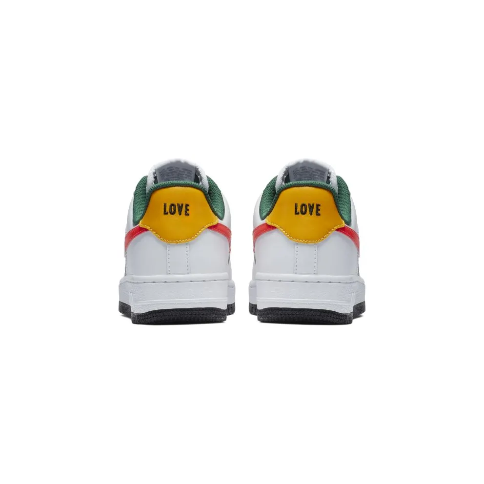 Nike Air Force 1 Low Love (W) White/Bright Crimson-University Gold (AR5432-167)