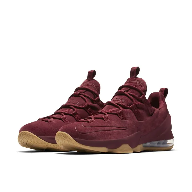 Nike LeBron 13 Low Team Red Gum Team Red/Team Red (AH8289-600)