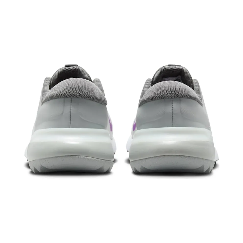 Nike Free Golf Next Nature “White Iron Grey Light Smoke Grey Vivid Purple” (FN0332-104)
