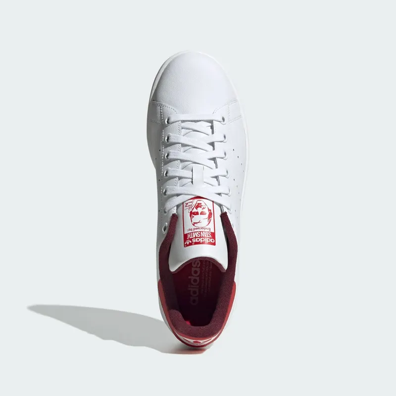 Adidas Stan Smith Cloud White / Maroon / Better Scarlet (IG1321)