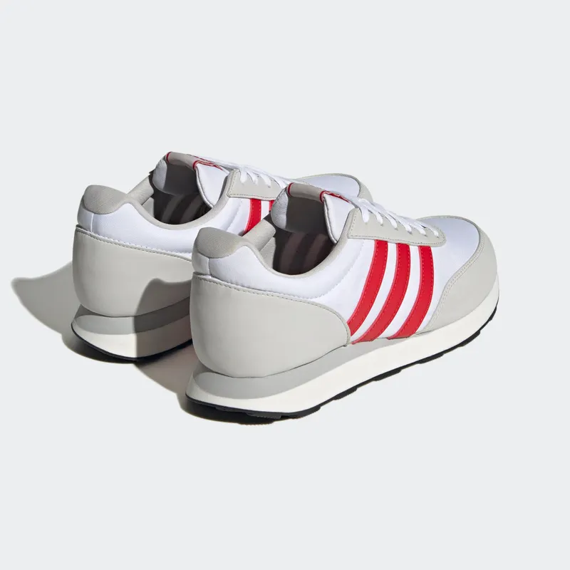 Adidas Run 60s 3.0 Lifestyle Running Cloud White / Better Scarlet / Grey One (HP2260)