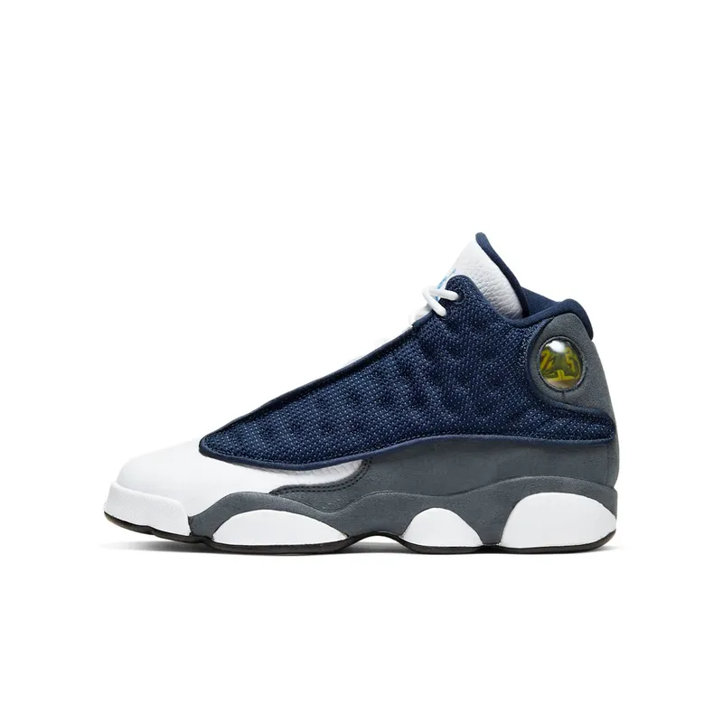 Jordan 13 Retro Flint 2020 (GS) Navy/Flint Grey-White-University Blue (884129-404)