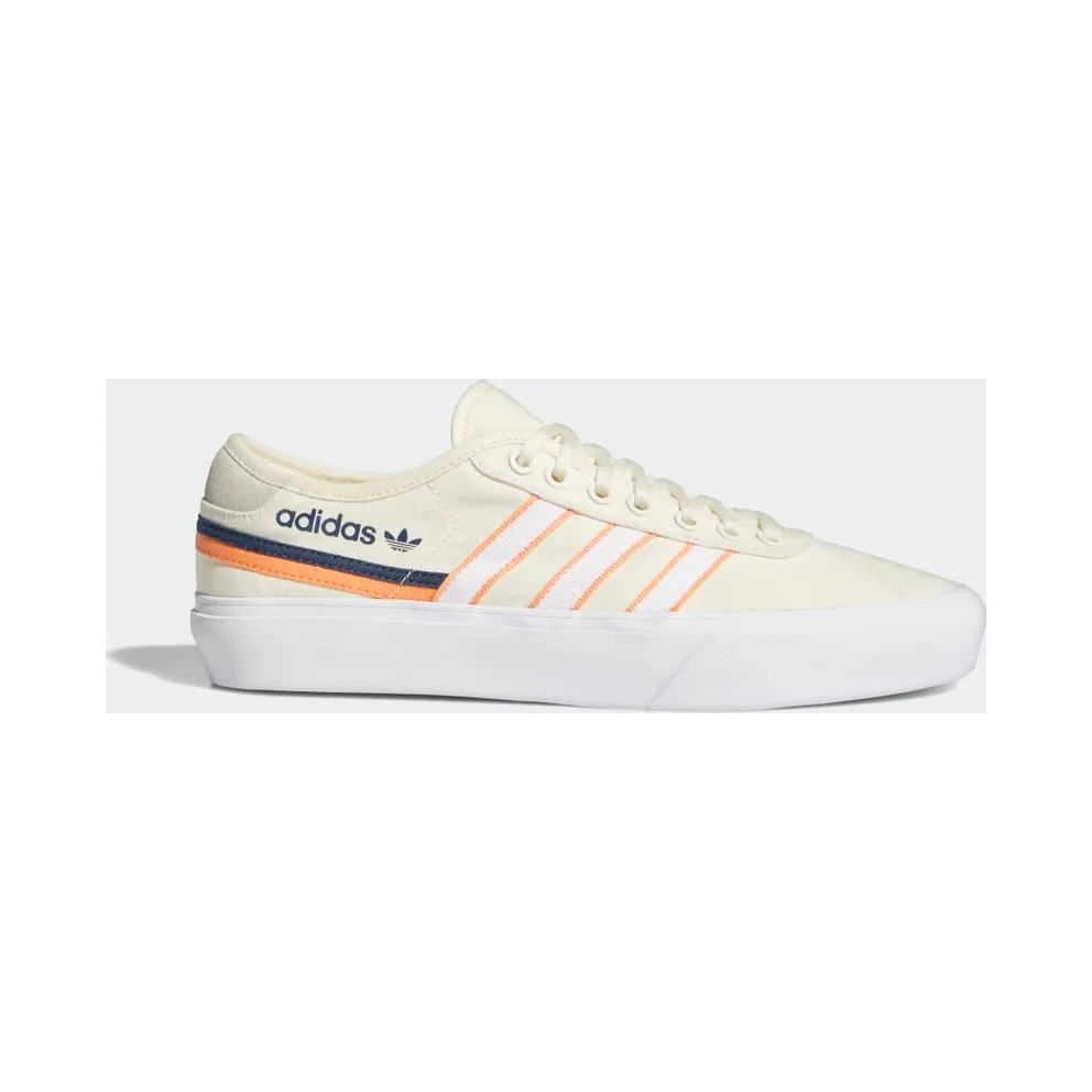 adidas Delpala Schuh Cream White / Crew Navy / Screaming Orange (FY7497)