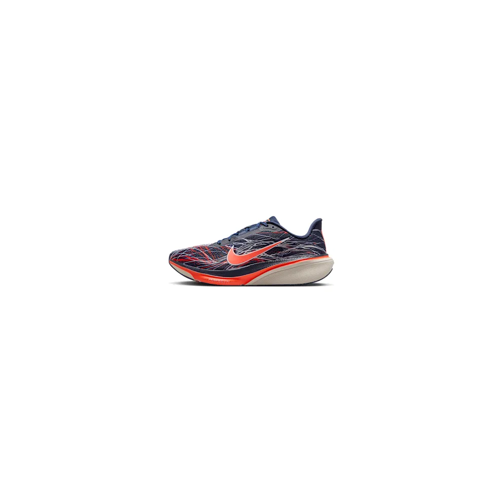 Nike Pegasus 42 Road “Obsidian / Light Bone / Bright Crimson / Dynamic Yellow” (IV6292-451)