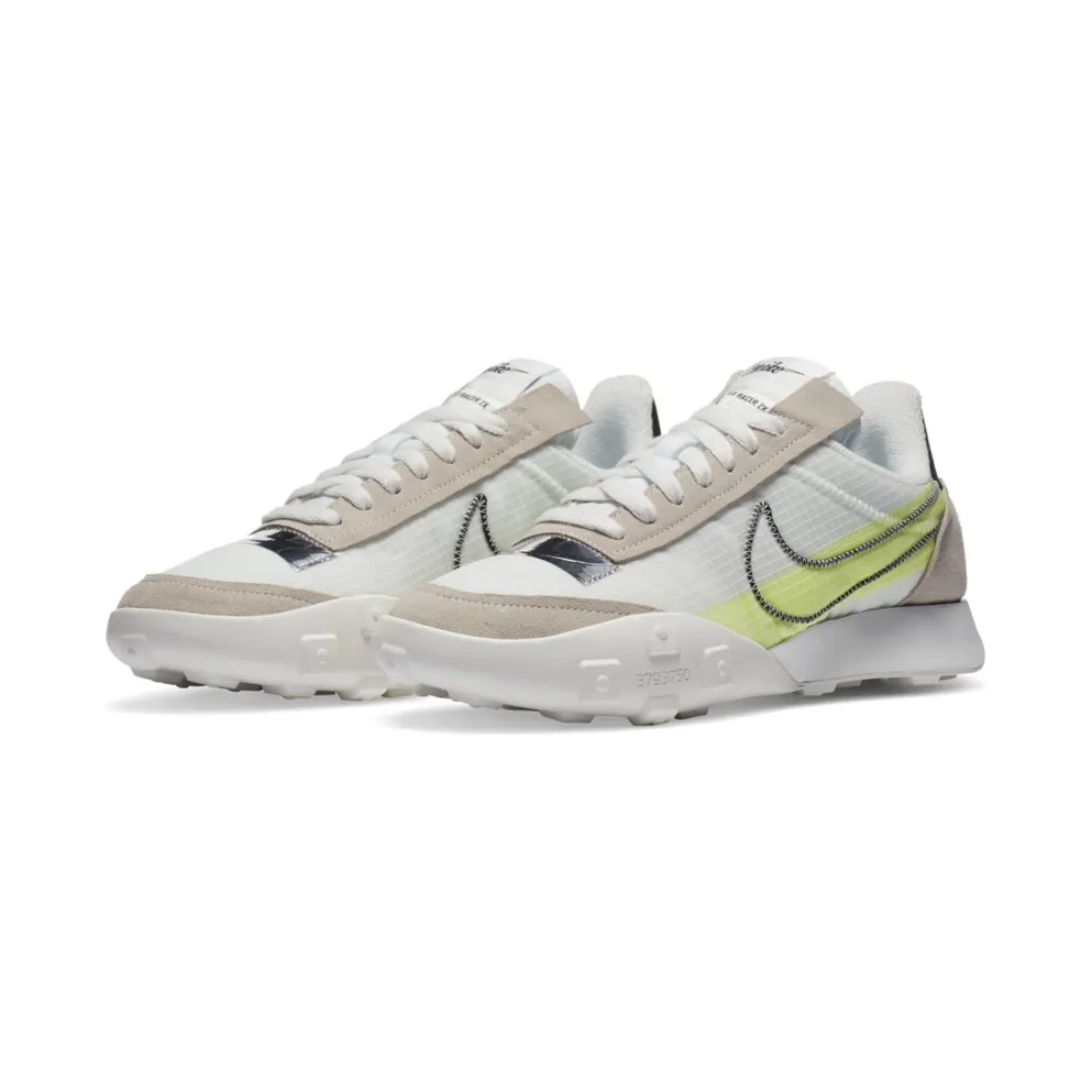 Nike Waffle Racer 2X Summit White (W) Summit White/Volt/Chrome (DC4467-100)