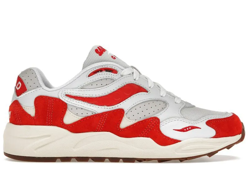 Saucony Grid Shadow 2 Ivy Prep White Red (S70813-2)