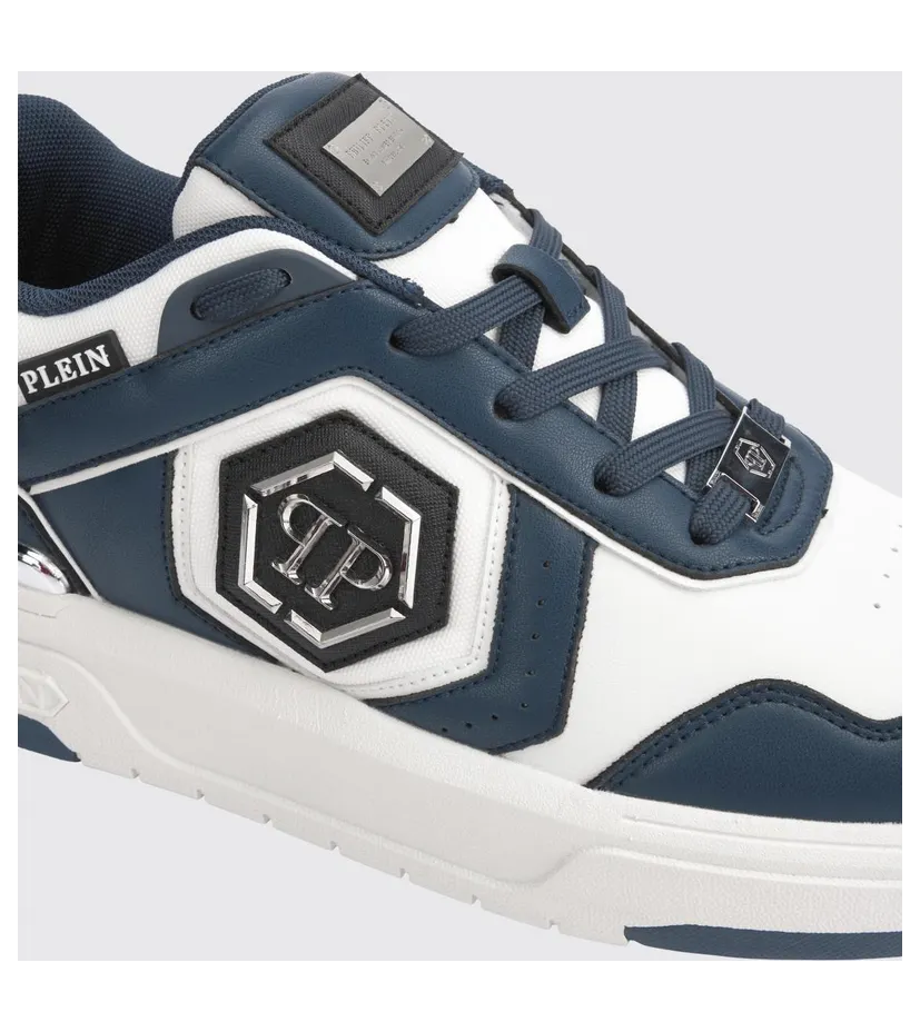 Philipp plein Runner Hexagon Predator Lace-up Sneakers Blue (SAFSUSC0925PTE003N14) (3)