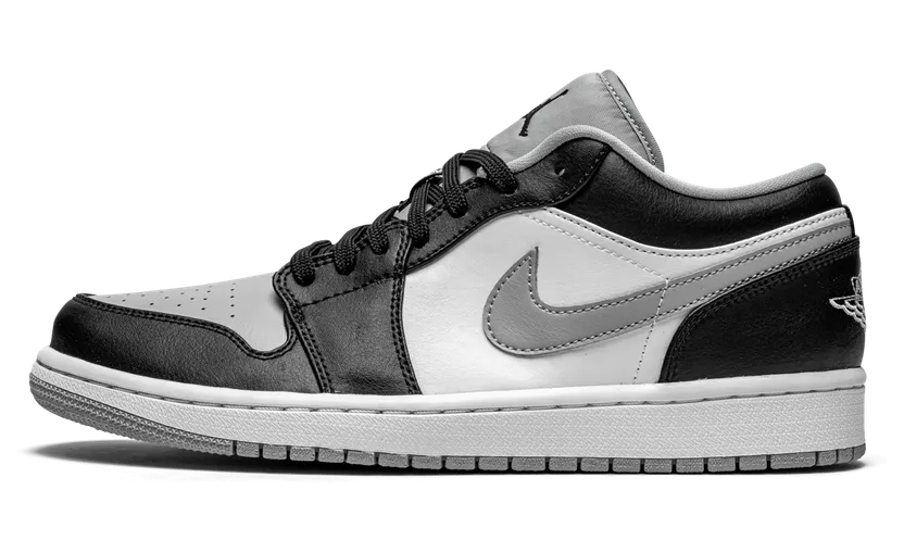 Air Jordan 1 Low ‘Smoke Grey’ Black/Black/Light Smoke Grey/White (553558-039)