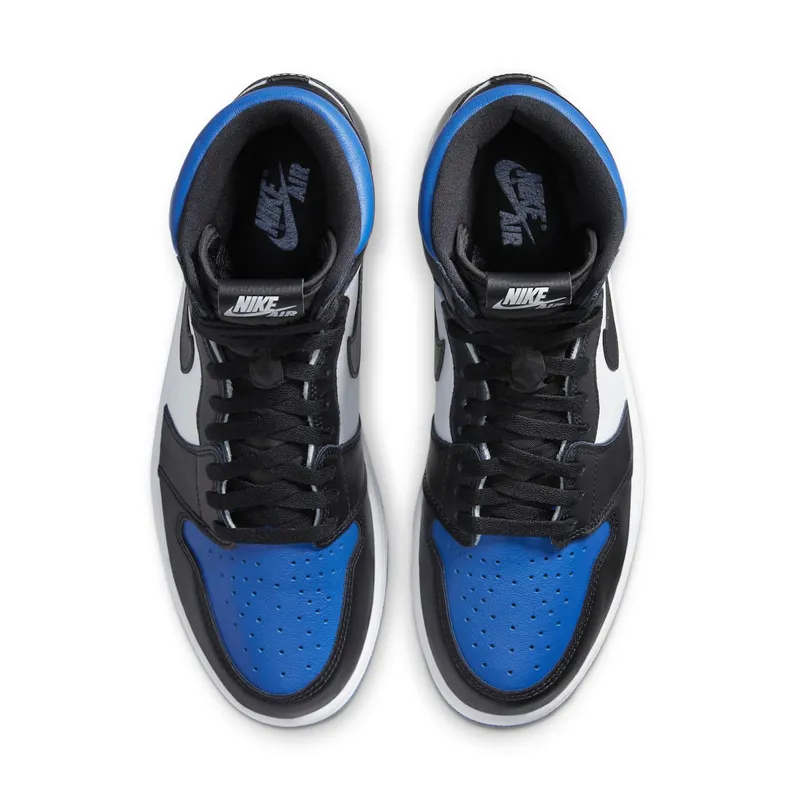 Air Jordan Nike AJ I 1 Retro High ‘Royal Toe’ (2020) (555088-041)