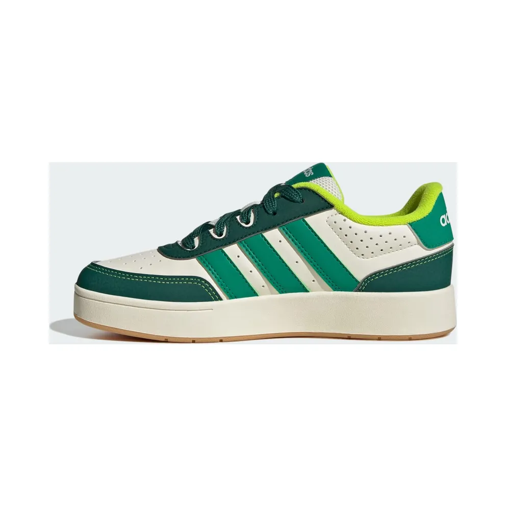 adidas Breakbase Shoes Kids “Off White / Collegiate Green / Court Green” (JP9930)