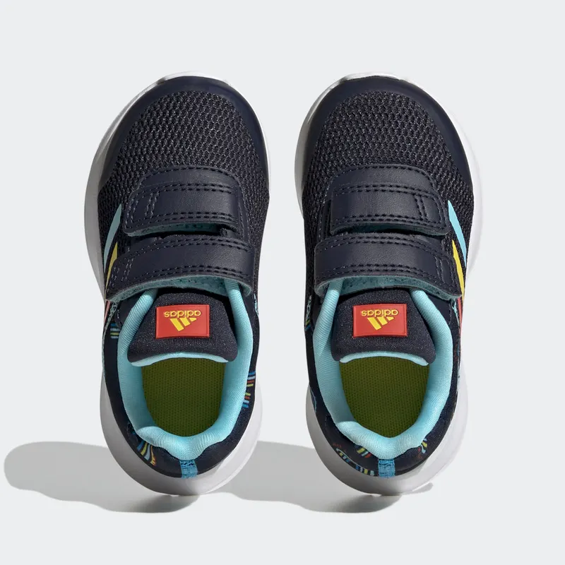 Adidas Tensaur Run Sport Running Two-Strap Hook-and-Loop Legend Ink / Bold Orange / Impact Yellow (GY2462)