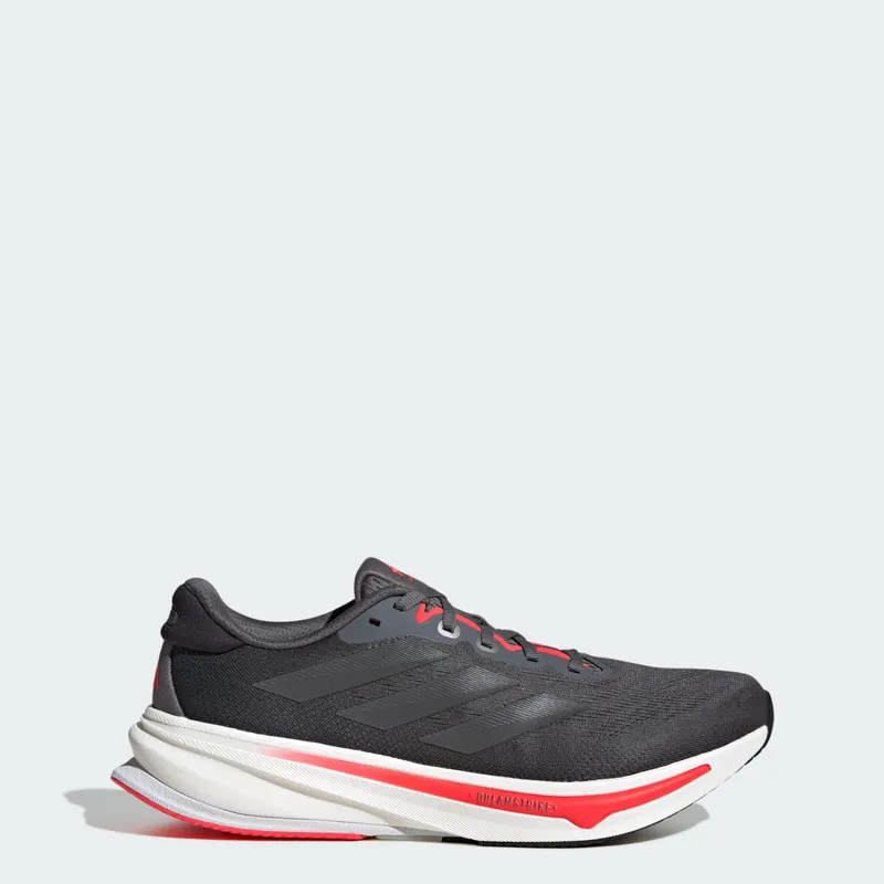 Adidas Supernova Rise 2 Running Shoes Grey Five / Night Metallic / Lucid Red (JQ4737)