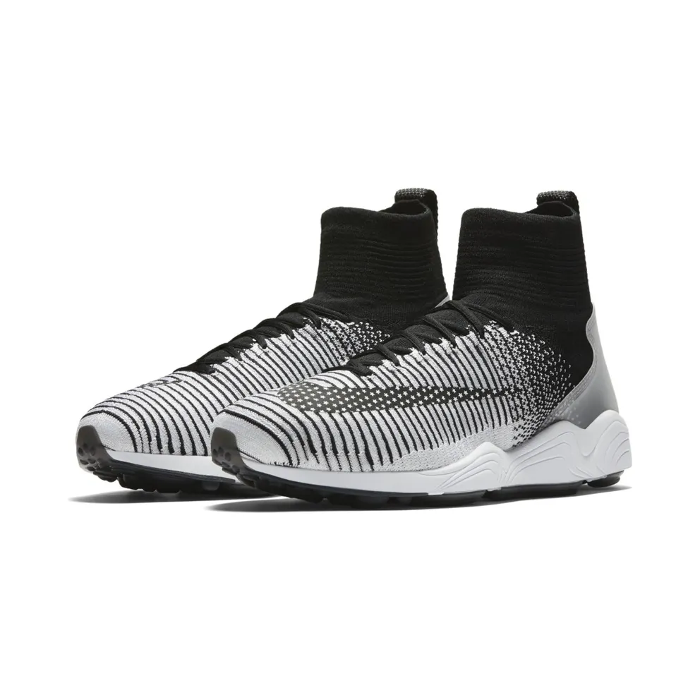 Nike Zoom Mercurial XI Flyknit FC Black/White Black/White (852616-002)