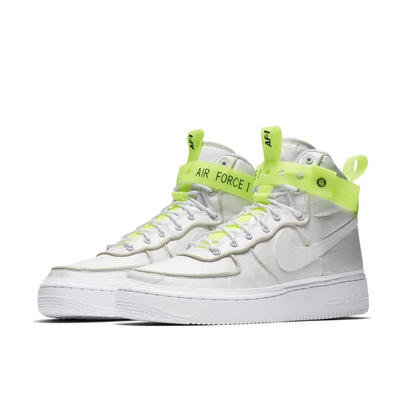 Nike Air Force 1 High Magic Stick VIP White/White-Volt-White (573967-101)
