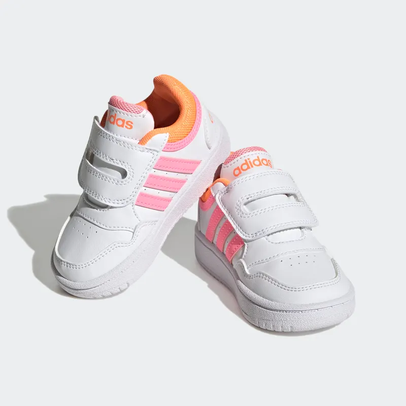 Adidas Hoops Cloud White / Beam Pink / Screaming Orange (H03859)