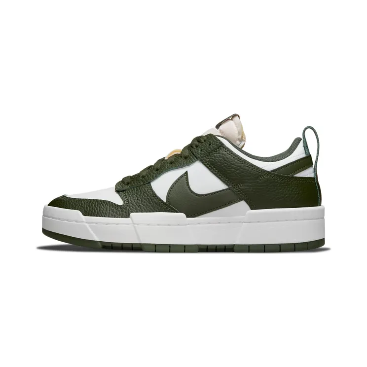 Nike Dunk Low Disrupt Dark “Summit White / Carbon Green” (DQ0869-100)
