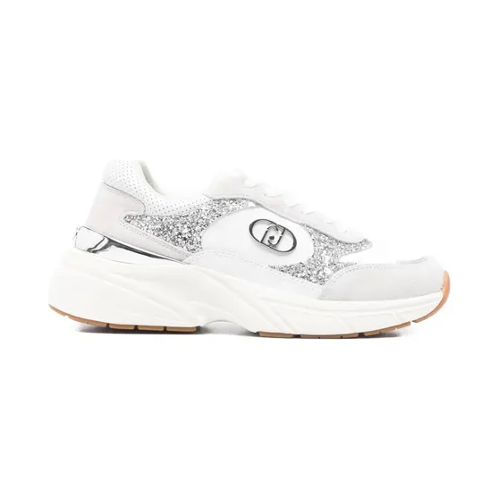 Liu JO LJ01 met glitter en logoplakkaat “White” (BA6045PX736)