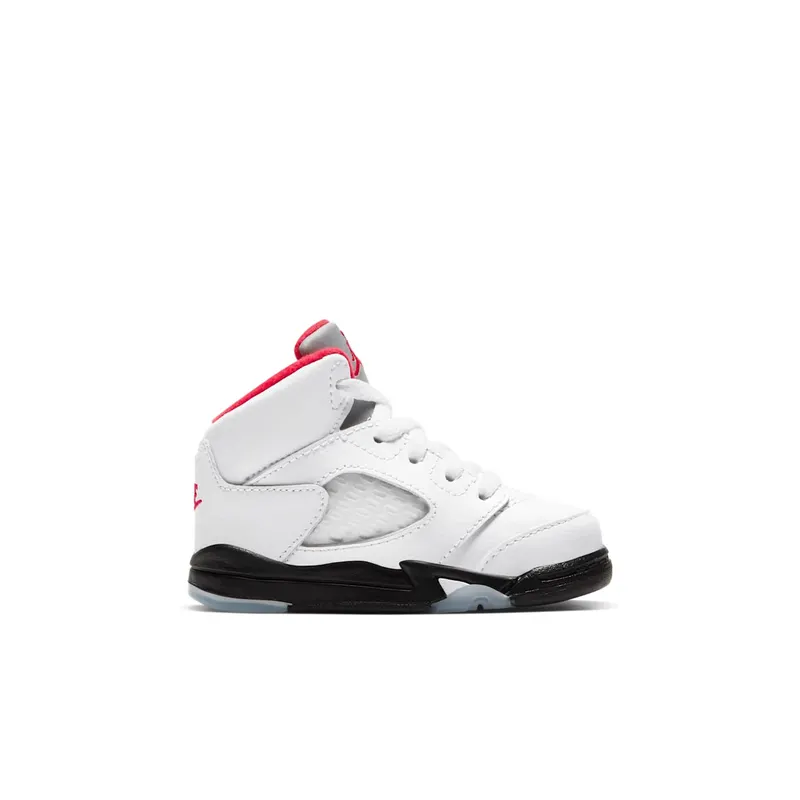 Air Jordan V 5 Retro Fire Red Silver Tongue (TD) (2020) (440890-102)