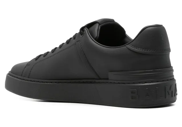 Balmain Logo-embossed Leather “Black” (HM1VI288 LVTR 0PA) (4)