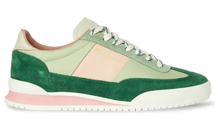 Paul Smith Dover sneakers met suède afwerking en vlakken – Groen (W1SDVR24UNYL)