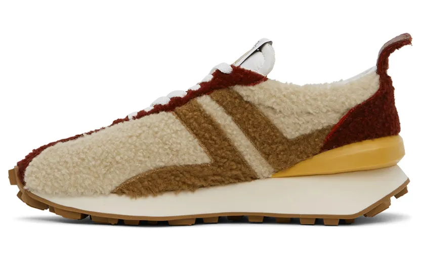 Lanvin Beige Fleece BumpR Sneakers (FM-SKBRUC-SHRI-H21) (3)