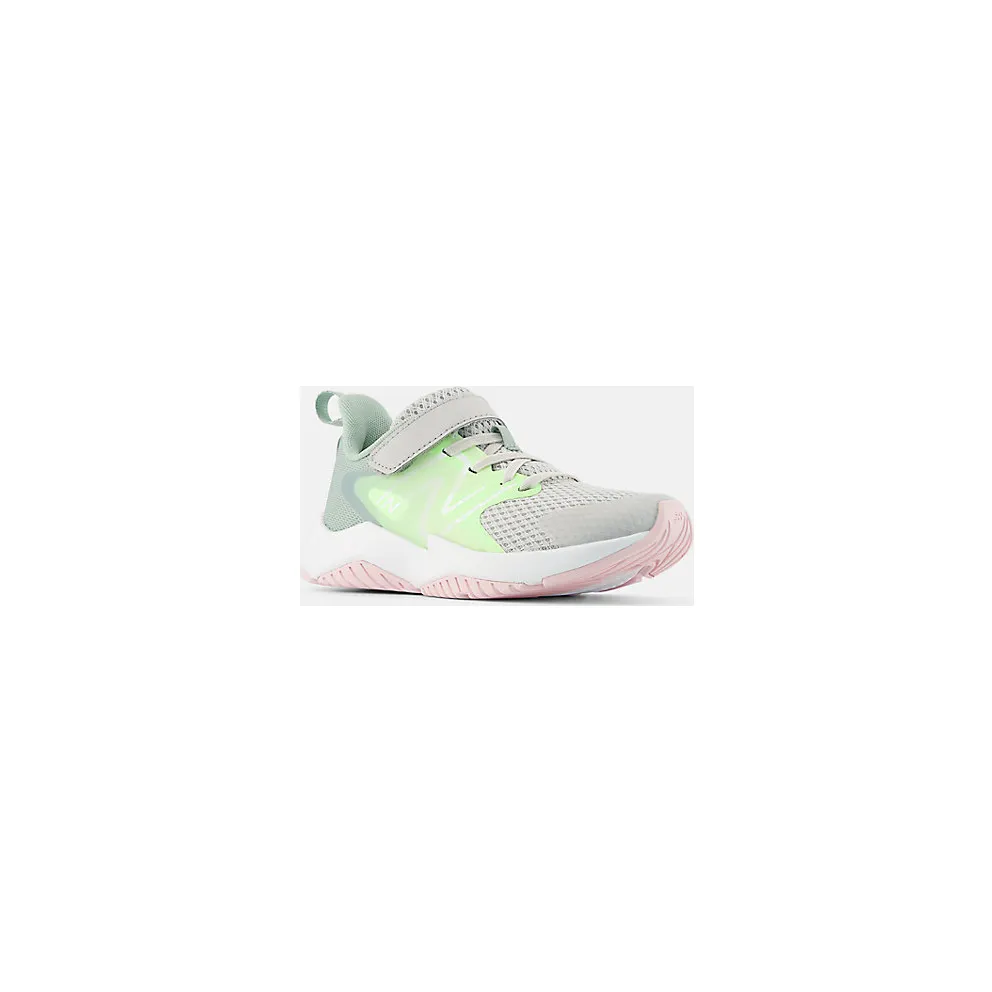 New Balance Rave Run v2 Bungee Lace Grey Matter Mint Flash Mosaic Green (YTRAVE2)