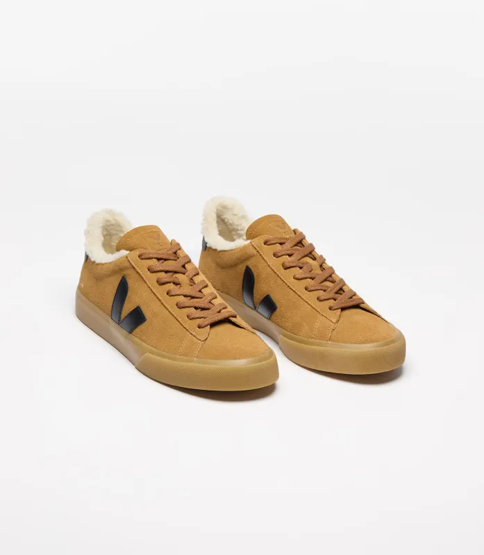 VEJA Suède leren with V-logo – Brown (CW0320809)