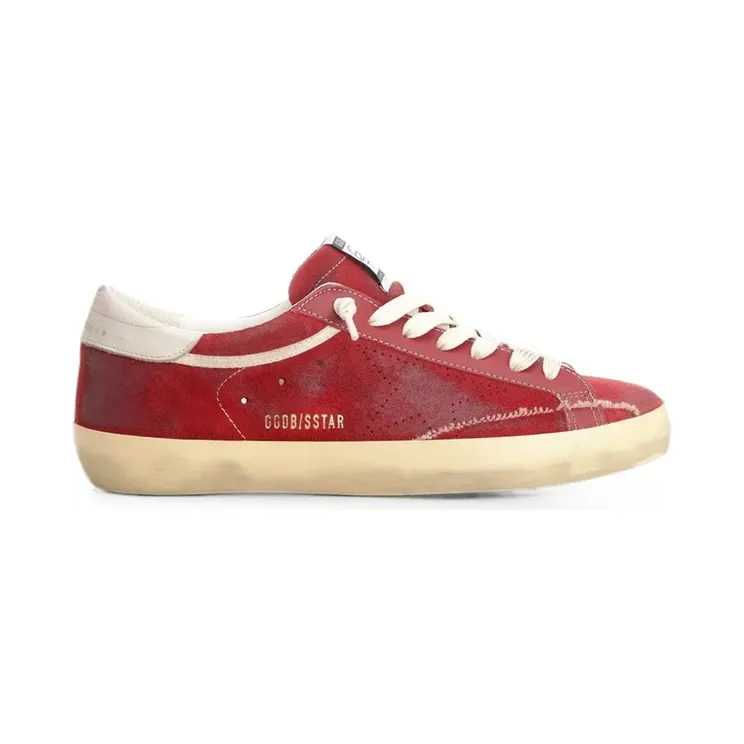 Golden Goose Super-Star aus Wildleder “Red” (GMF00105F008684)