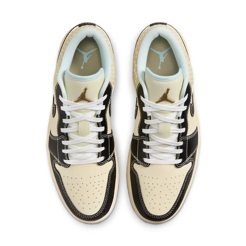 Jordan 1 Low SE Coconut Milk Black Muslin (HQ3437-101)