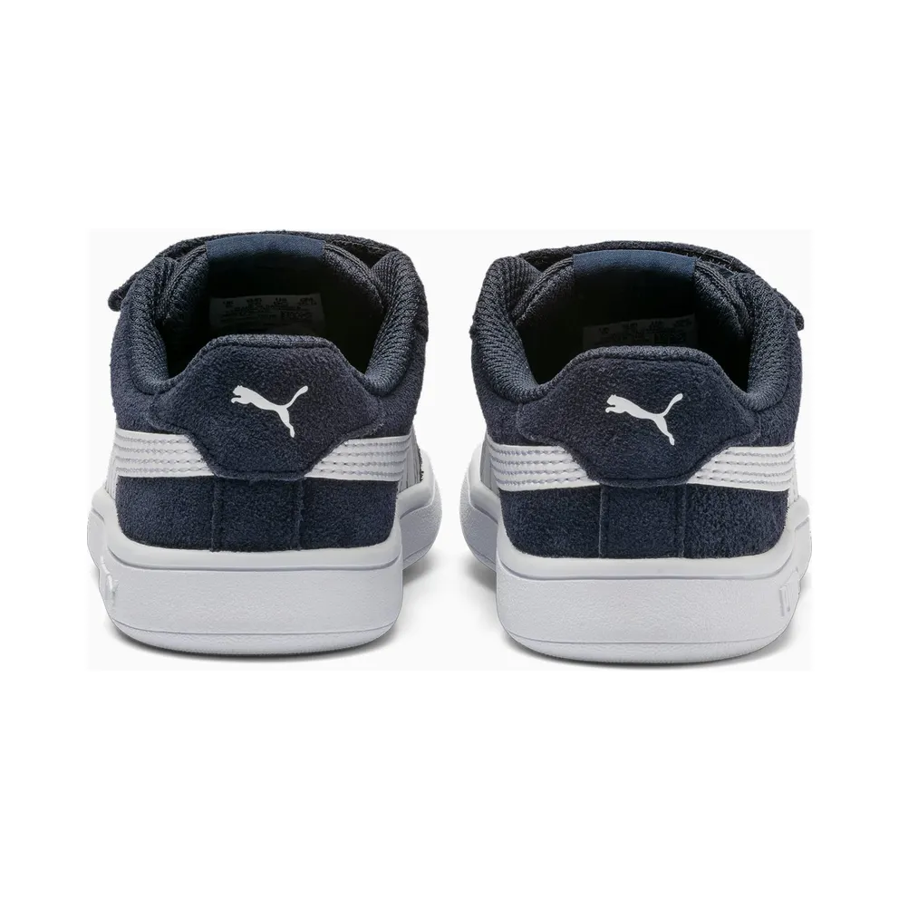 Puma Smash v2 Suede Tennis Shoes Blue/White (36517802)