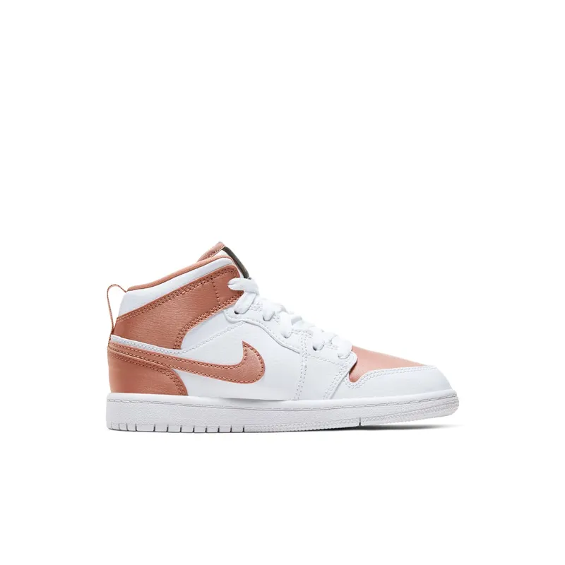 Jordan 1 Mid White Rose Gold (640737-190)