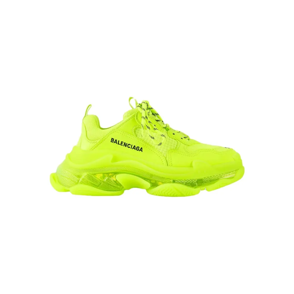 Balenciaga Triple S Clear Sole Fluo Yellow (W)