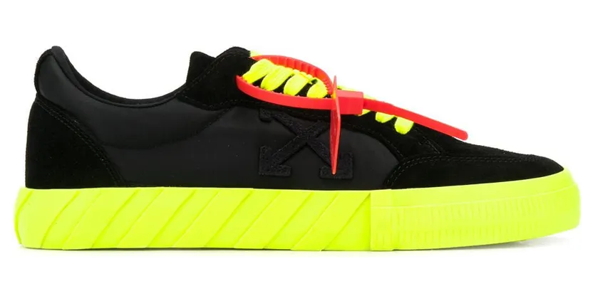 Off-White Low Vulc Black Fluo Yellow