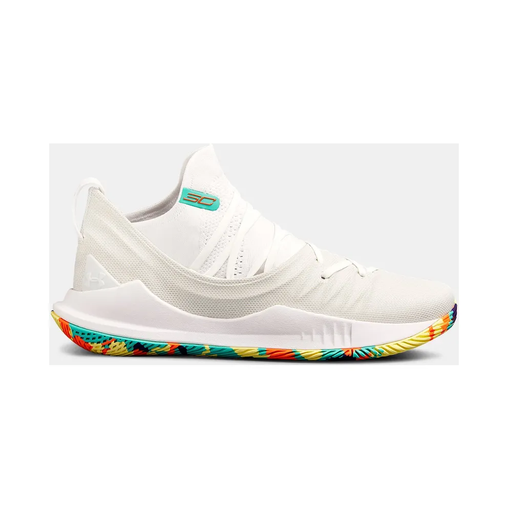 Under Armour Curry 5 White Confetti White/Multi (3020657-109)