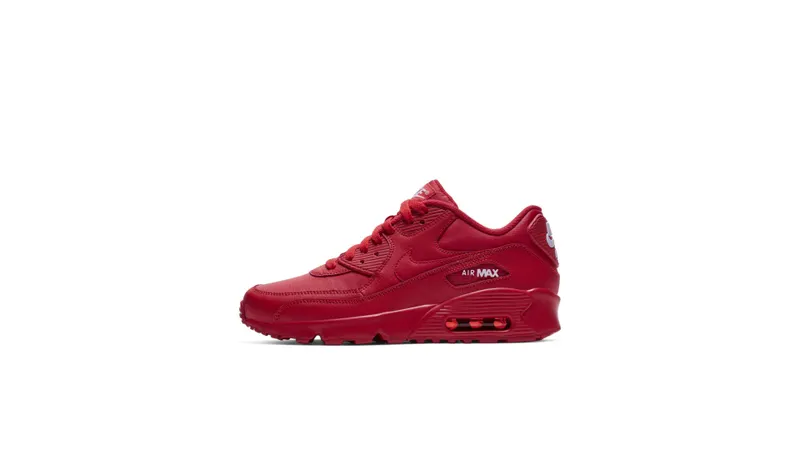 Nike Air Max 90 University Red (GS) University Red/White-University Red (833412-606)