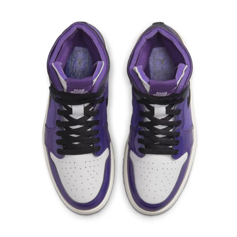 Air Jordan 1 Zoom CMFT Purple Patent – “Purple / White / Black” (CT0979-505)