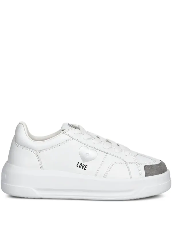 Love Moschino Sneakers mit Plateausohle – Weiß (JA15205G1NIAJ)