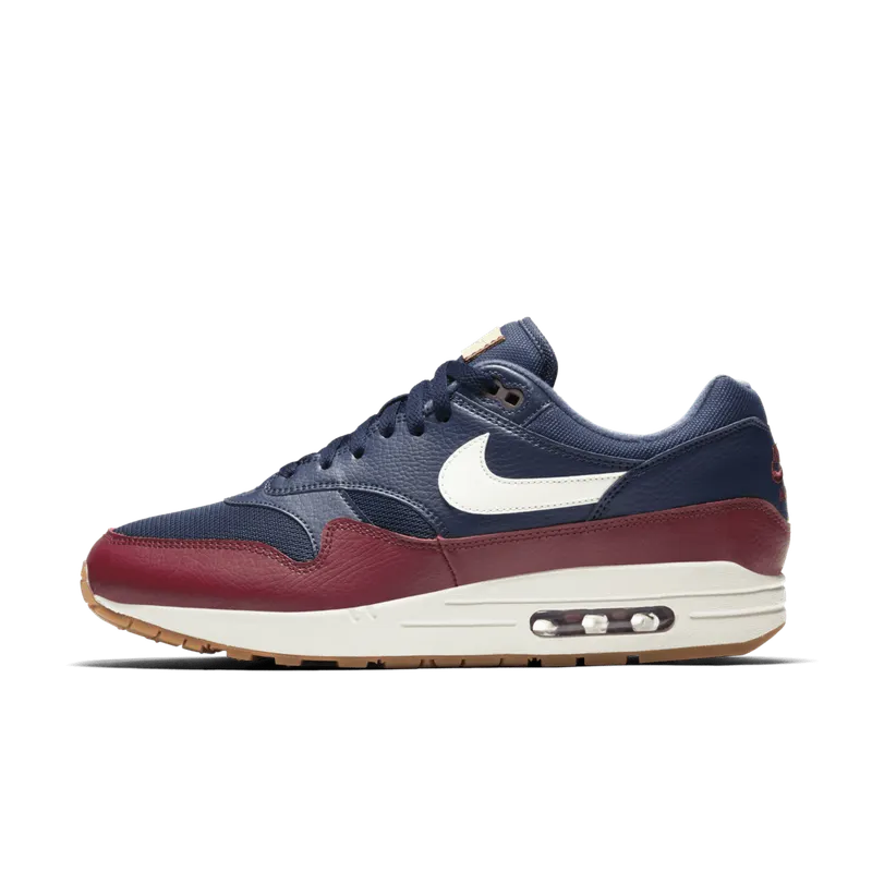 Nike Air Max 1 Navy Team Red Navy/Sail-Team Red-Gum Light Brown (AH8145-400)