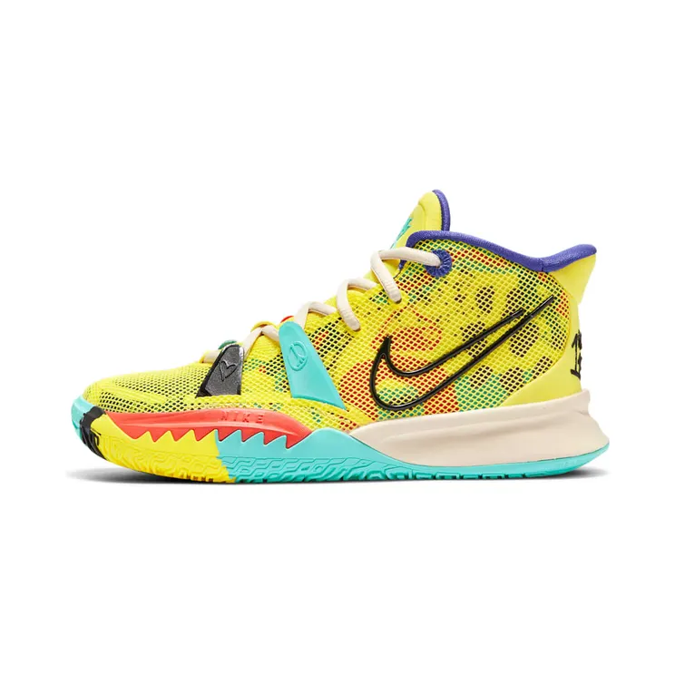 Nike Kyrie 7 1 World 1 People Electric Yellow (GS) (CT4080-700)