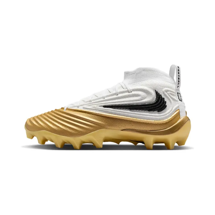 Nike Alpha Menace 5 Elite White Metallic Gold Black (HV7018-104)