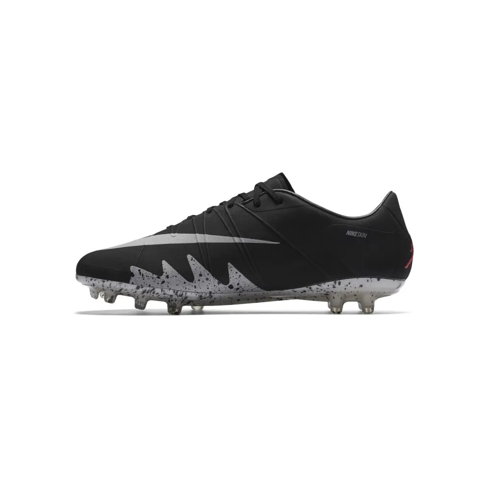 Nike Hypervenom Phinish NJF FG Neymar x Jordan Black/Metallic Silver-Light Crimson-White (820122-006)